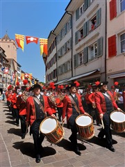 Die Stadtmusik Laufenburg am Kant. Musiktag in Rheinfelden