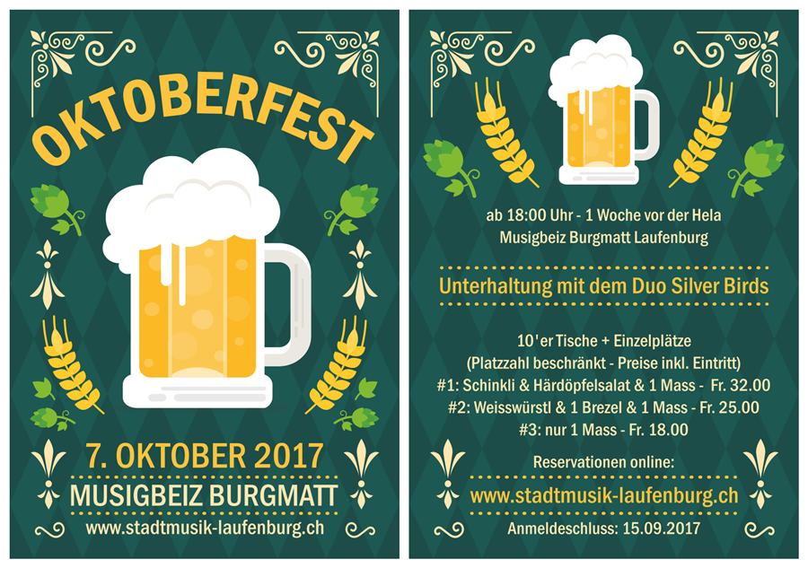 Oktoberfest Flyer 2017